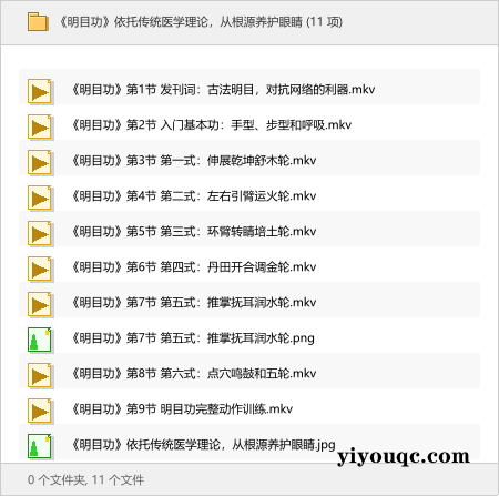 《明目功》依托传统医学理论,从根源养护眼睛-向阳资源站