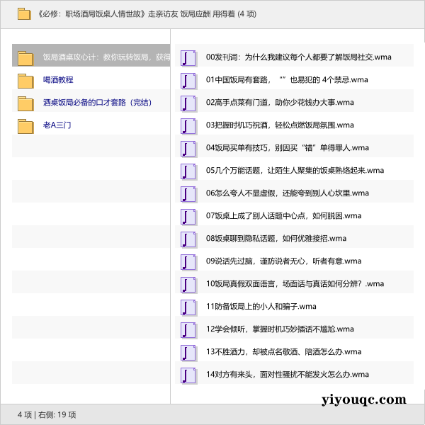 《必修:职场酒局饭桌人情世故》走亲访友 饭局应酬 用得着-向阳资源站