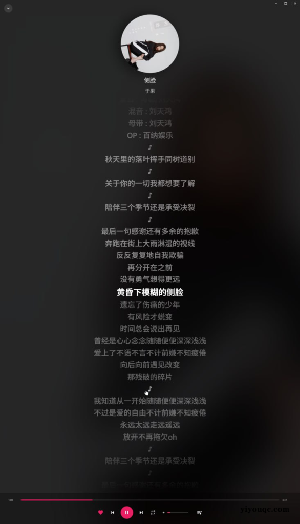 图片[3]-发现了个极简的网易云播放器，竖屏党狂喜-向阳资源站