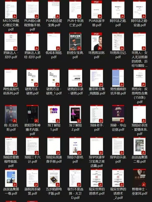 男性泡妞电子书大合集:提升约会与社交技巧的实用指南-向阳资源站