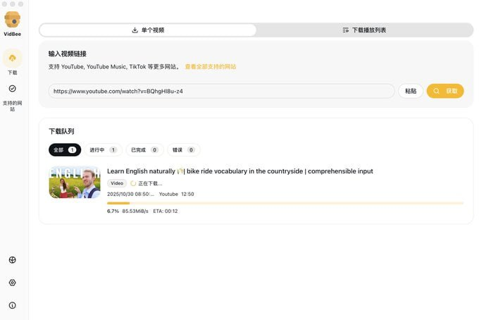 最强视频下载器,YouTube 4K 视频随便下,且支持超多网站 支持 window 和 mac-向阳资源站