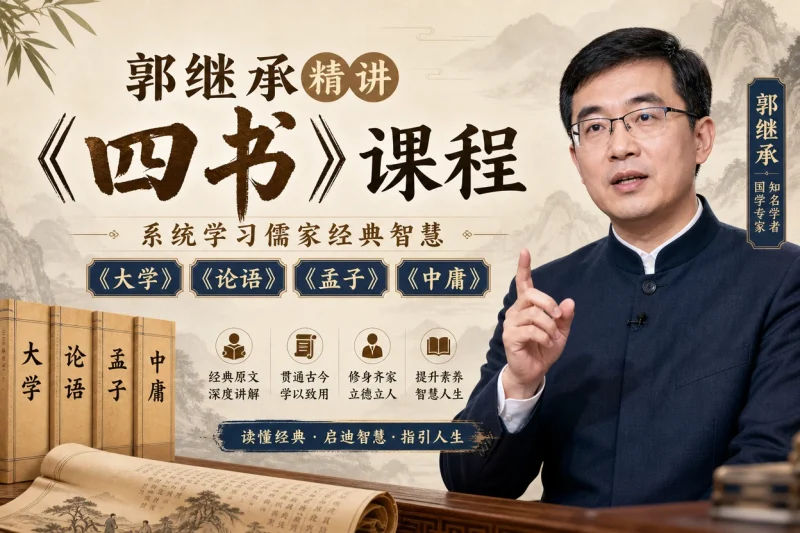 郭继承精讲《四书》课程:系统学习《大学》《论语》《孟子》《中庸》的儒家智慧(音频文件)-向阳资源站