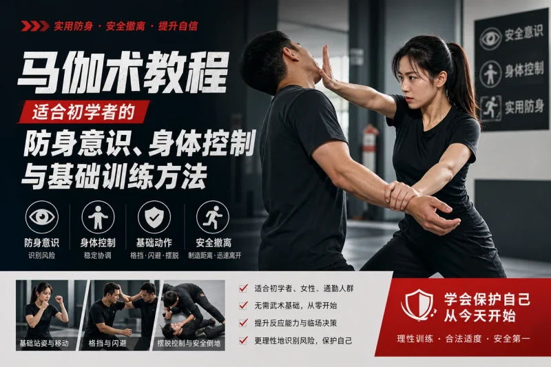 马伽术教程:适合初学者的防身意识、身体控制与基础训练方法-向阳资源站